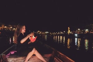 Hoi An: Nattlig båttur på Hoai-elven og flytende lykter