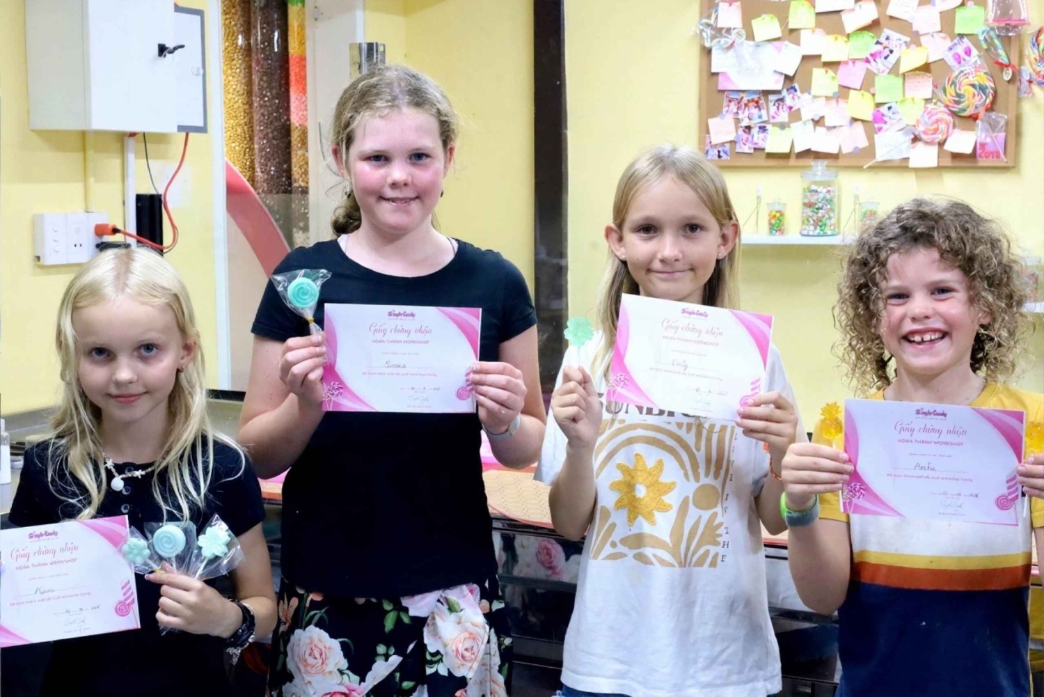 Hoi An: zoete snoepjes en geurkaarsen maken