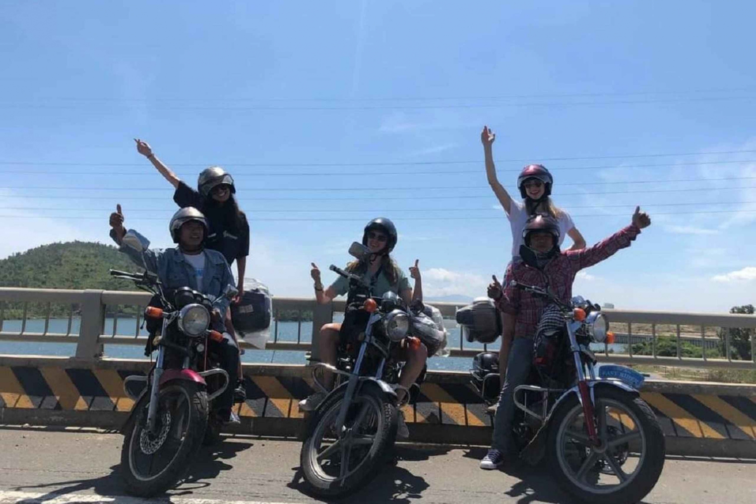 Hoi An till Marble-Monkey Mountain och Hai Van Pass med motorcykel