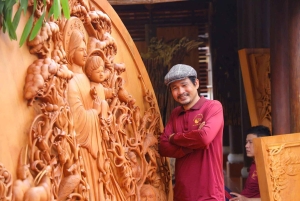 Hoi An: Holzschnitzkurs mit einem Dorfmeister