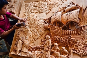 Hoi An: Holzschnitzkurs mit einem Dorfmeister