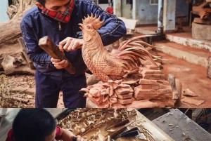 Hoi An: Holzschnitzkurs mit einem Dorfmeister