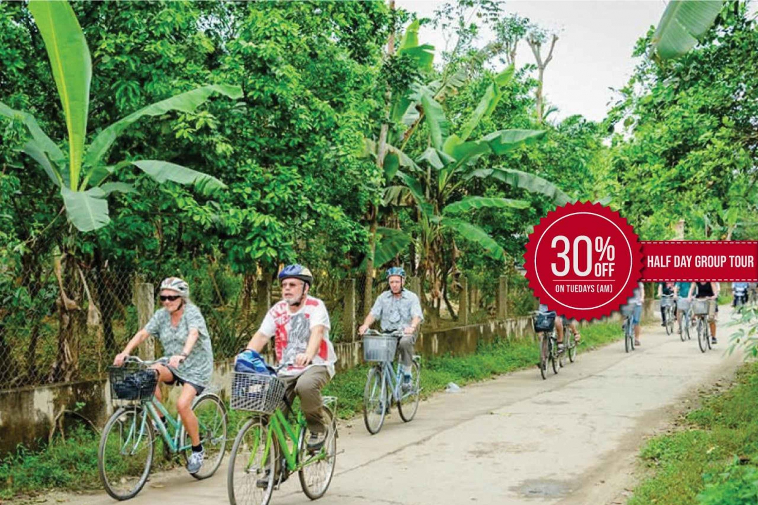 Hue: Aventura de medio día en bicicleta por el pueblo de Thuy Bieu