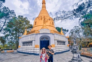 Hues dolda pärlor: Hemliga pagoder med vegetarisk lunch