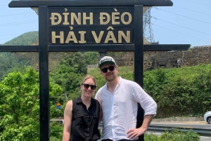 Hue: Privatbil via fantastiske stoppesteder til/fra Hoi An (1 vei)