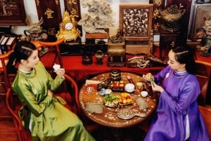 Hue: ceremonia del té, pagoda y taller de flores de papel