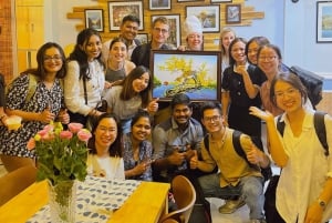 Aula de culinária imersiva e passeio pelo mercado de BenThanh com um chef local