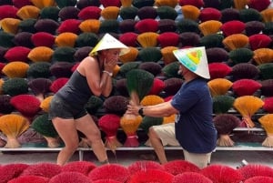 Incense village & Conical Hat, Train Street full day tour