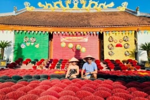 Hanoi: villaggio dell'incenso e cappello conico, via del treno Mezza giornata