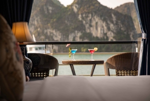 Lan Ha Bay: 2 päivää 1 yö Luxury Cruise, uinti, melonta