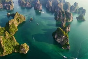 Lan Ha-bukten - Ha Long-bukten 1 dags båttur fra øya Cat Ba