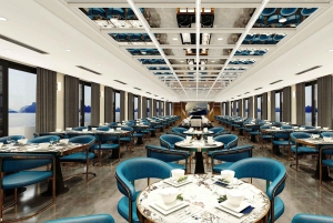 Leona 5 stars cruise explores Ha Long Bay extremely safely