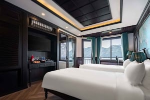 Croisière de luxe 5 étoiles de 2 jours : cabine avec balcon et baignoire, kayak