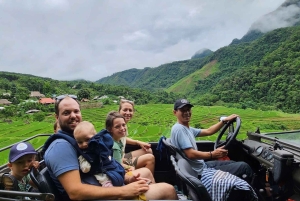 Mai Chau: 4-Hour Jeep Tour with Waterfall & Lake Views