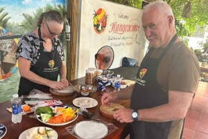 Market Tour, Basket Boat Ride & Cooking Class by Hangcoconut