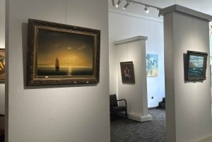 ミモザギャラリー入場チケット（ドリンク＆ペストリー付き）をご利用ください