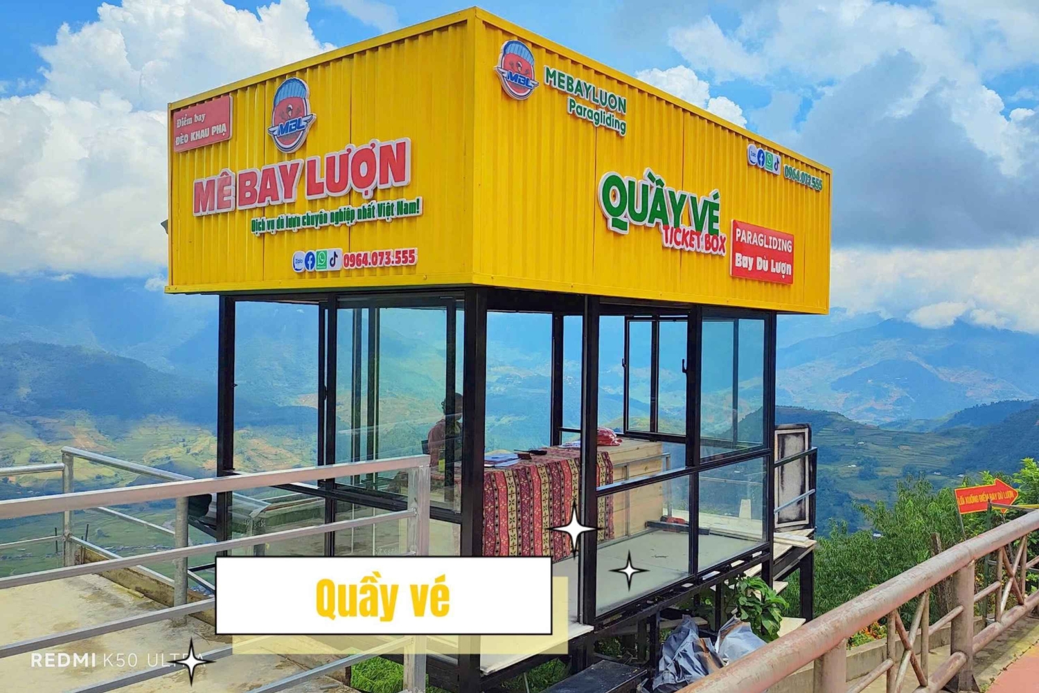 Aventura de parapente em Mu Cang Chai - Voa sobre um local panorâmico