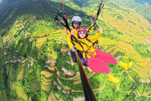 Aventura de parapente em Mu Cang Chai - Voa sobre um local panorâmico