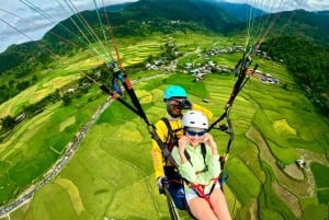 Aventura de parapente em Mu Cang Chai - Voa sobre um local panorâmico