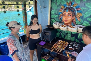 Nha Trang: Aventura de mergulho com snorkel de meio dia com churrasco a bordo