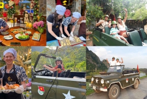 Ninh Binh: 2-godzinna lekcja gotowania i 2-godzinna przygoda z jeepem