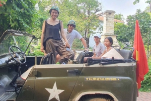 Ninh Binh: aula de culinária de 2 horas e aventura de jipe de 4 horas