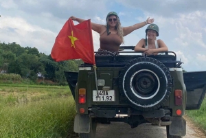 Ninh Binh: aula de culinária de 2 horas e aventura de jipe de 4 horas