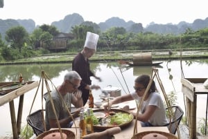 Ninh Binh: Buffalo riding, rice planting group tour