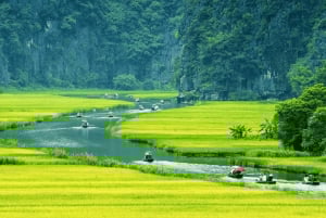 Depuis Hanoï : visite en petit groupe d'une journée à Ninh Binh
