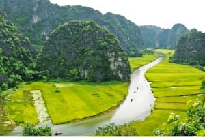 Depuis Hanoï : visite en petit groupe d'une journée à Ninh Binh