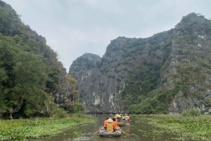 Excursão guiada de meio dia em Ninh Binh: Passeio de barco em Trang An, Caverna Mua
