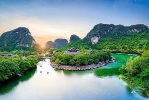 Ninh Binh Day trip, limousine bus, buffet lunch - best price