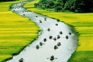 Ninh Binh: Mua Cave Hike, Trang An Boat & Village Bike Tour