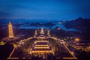 Vita notturna e cibo a Ninh Binh: tempio di Bai Dinh, passeggiata a Hoa Lu