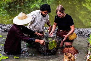 Ninh Binh: Excursión de siembra de arroz y pesca con cestas