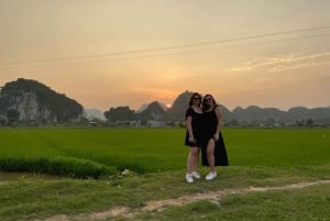Ninh Binh Sunset Jeep Tour & Hoa Lu Walking Town At Night