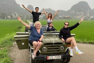 Ninh Binh Sunset Jeep Tour & Hoa Lu Walking Town At Night