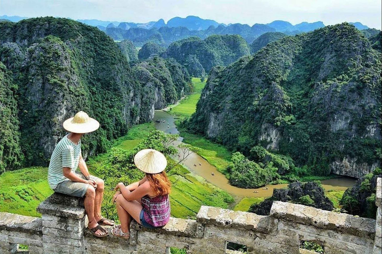 NinhBinh Hoa Lu Trang An / Tam Coc und Mua Höhle Private Tour