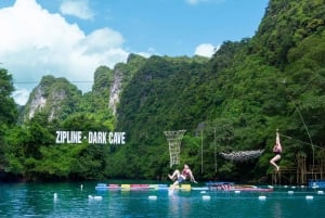 Phong Nha : Exploration en zipline de la grotte sombre et de la grotte du paradis