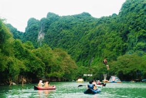 Phong Nha : Exploration en zipline de la grotte sombre et de la grotte du paradis