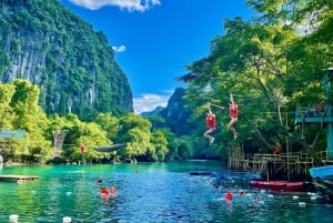 Phong Nha : Exploration en zipline de la grotte sombre et de la grotte du paradis