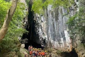 Phong Nha : Exploration en zipline de la grotte sombre et de la grotte du paradis