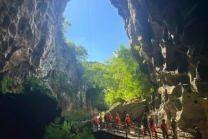Phong Nha : Exploration en zipline de la grotte sombre et de la grotte du paradis