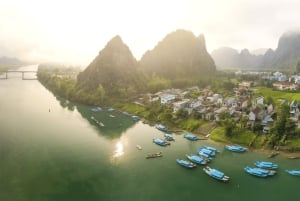 Aventura de um dia inteiro na Gruta do Paraíso e na Gruta de Phong Nha