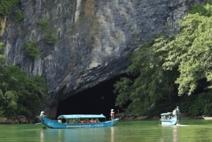 Aventura de um dia inteiro na Gruta do Paraíso e na Gruta de Phong Nha
