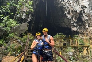 Phong Nha : Exploration en zipline de la grotte sombre et de la grotte du paradis