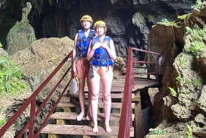 Phong Nha : Exploration en zipline de la grotte sombre et de la grotte du paradis