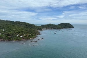 フーコック ホントム ケーブルカー、シンフォニー＆キス オブ ザ シー ショーをお楽しみください