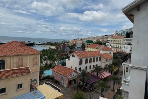 Phu Quoc-tur med kabelbane, Symphony og Kiss of the Sea-show