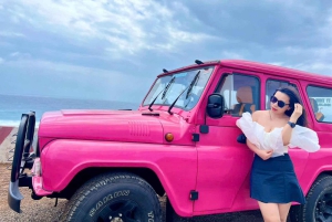 フークイ島：朝食付きジープツアー＆ホテル送迎